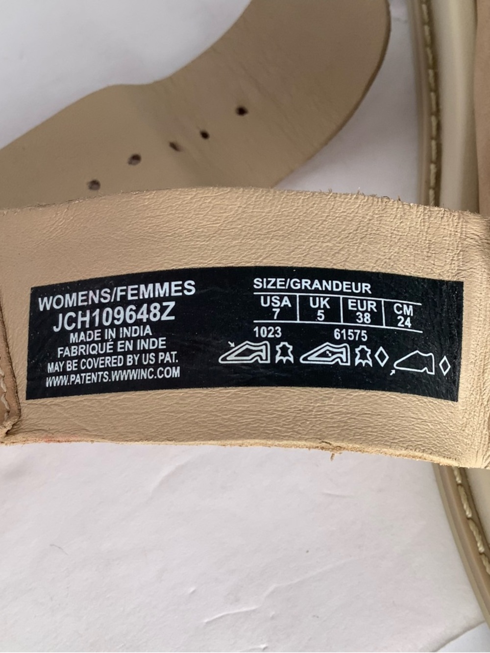 Chaco Townes Angora Nubuck Beige Women's Slide Sandals Sleek Casual Sz 7 - Picture 9 of 10